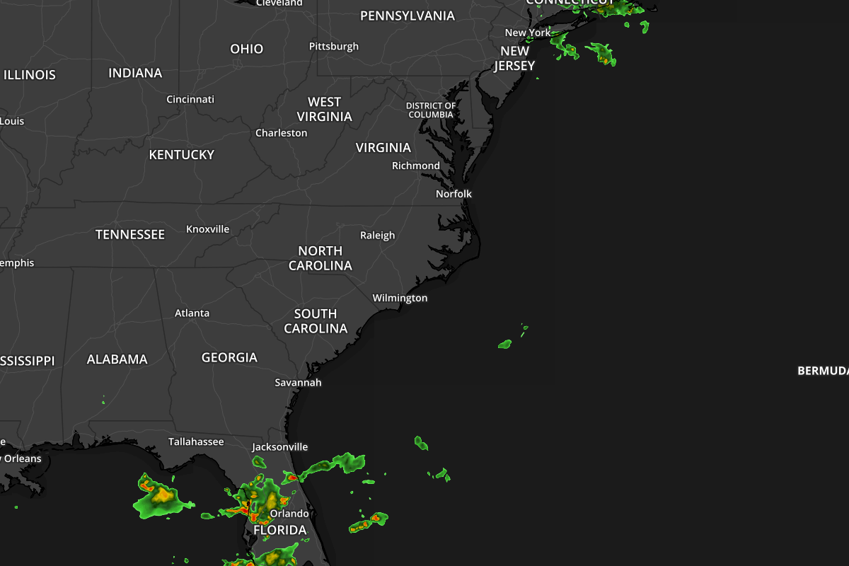 Current radar, North Carolina coast
